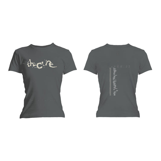 Shows Of A Lost World Logo Ladies Charcoal T-Shirt