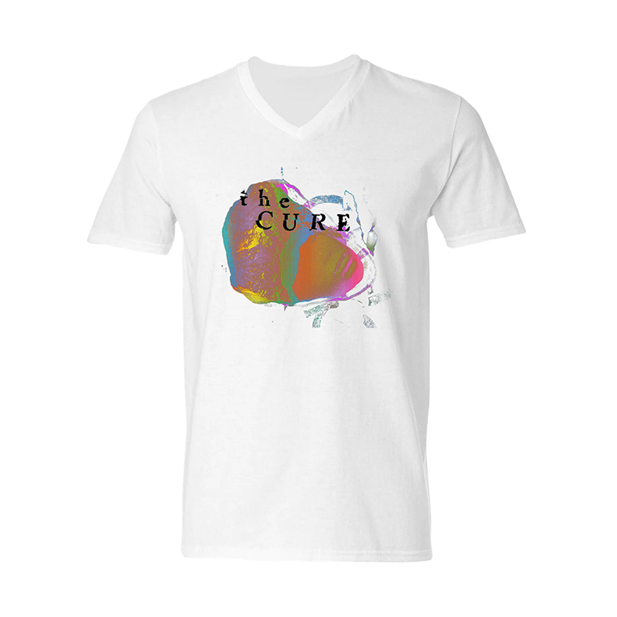 Mixes of a Lost World V-Neck Tee - White