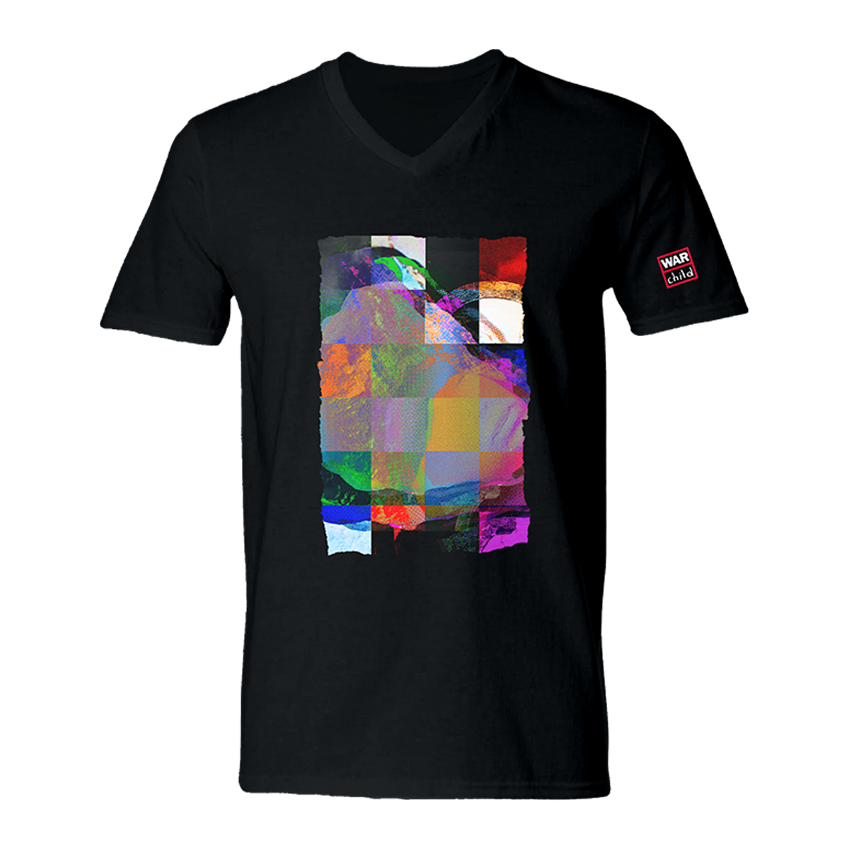 Mixes of a Lost World Pixel V-Neck Tee