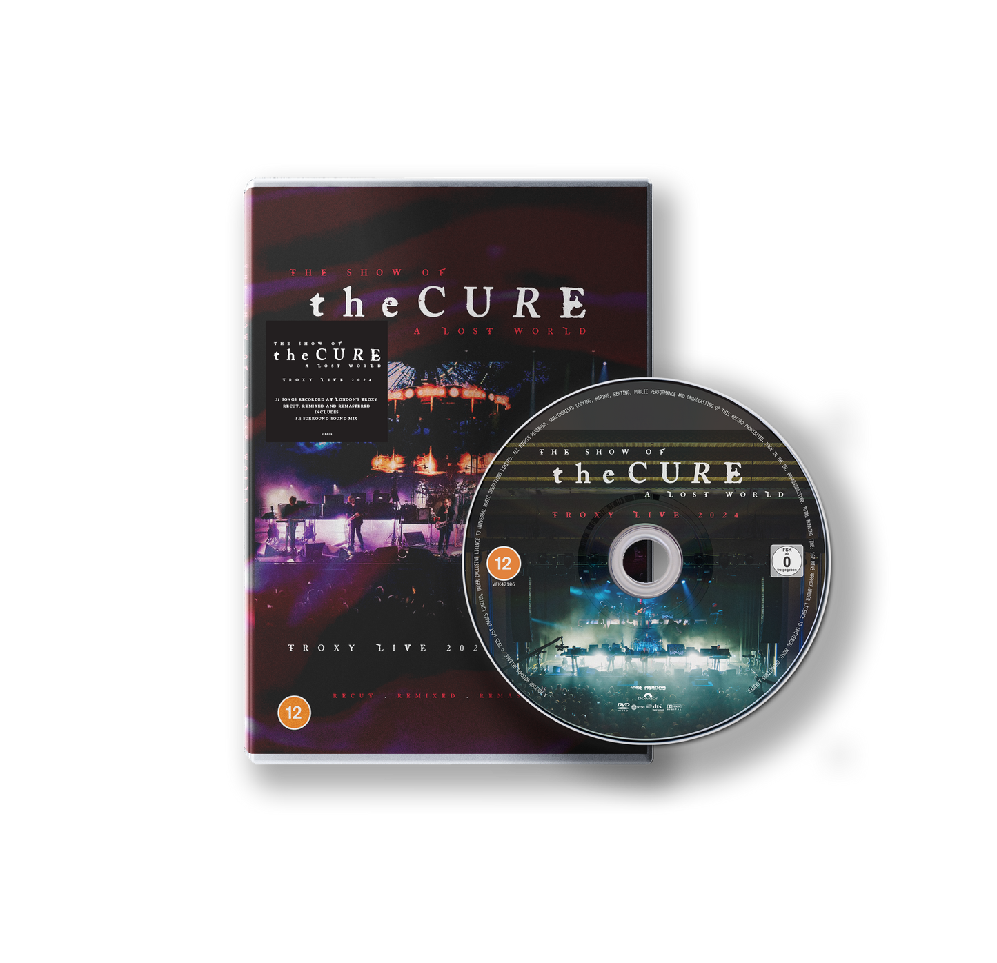 The Show Of A Lost World (Troxy Live 2024) DVD – The Cure EU The Show Of A Lost World (Troxy Live 2024) DVD – The Cure EU