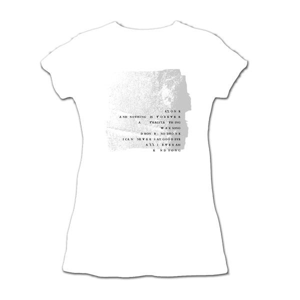 SONGS OF A LOST WORLD WOMENS WHITE TEE