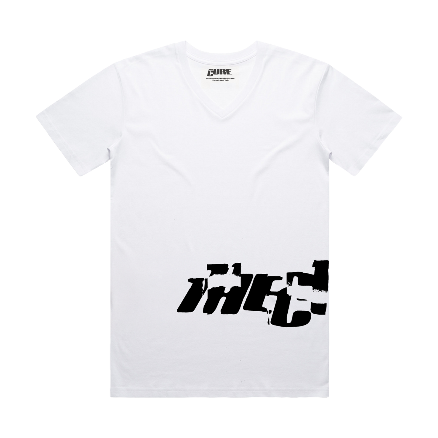 The Cure Festival Summer White V-Neck T-Shirt
