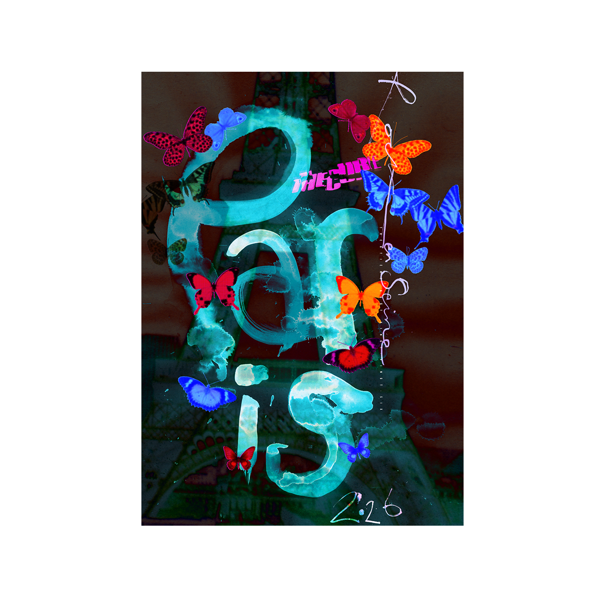 Exclusive Paris Event Poster (Blue)